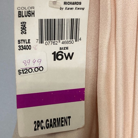 R & M RICHARDS 2PC Embroidered Skirt Set 16W NWT - Picture 5 of 11